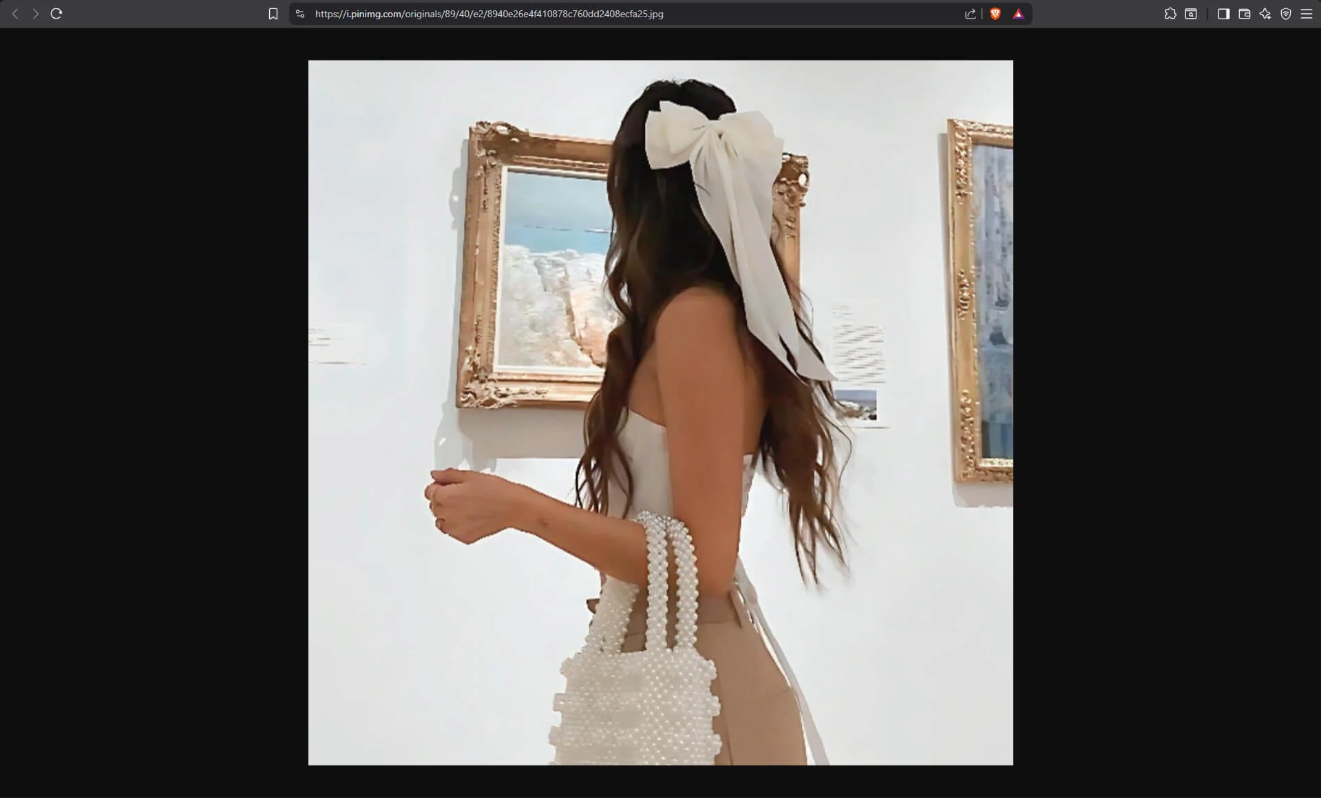 The profile picture's 1024×1024 original opened in a new tab